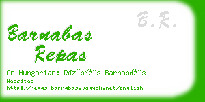 barnabas repas business card